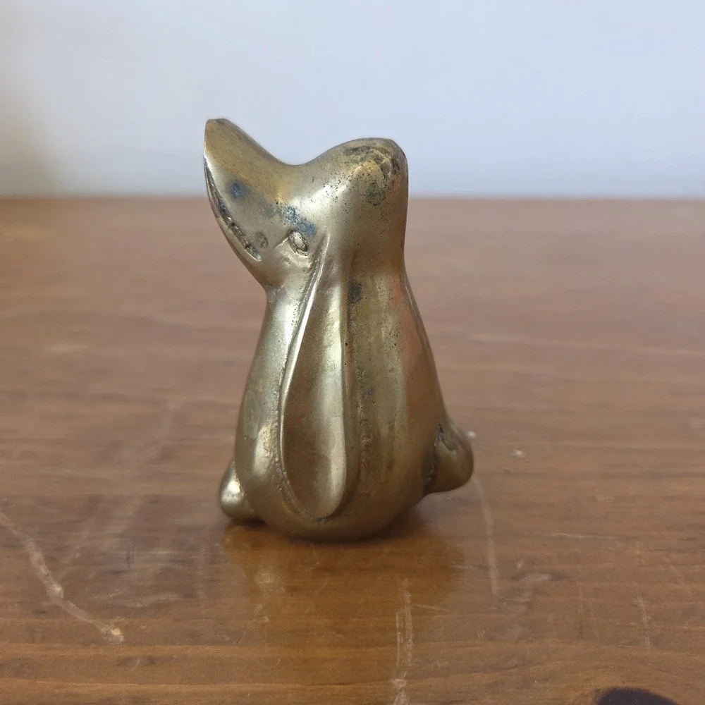 Vintage Brass Animal Small Figurine Paperweight